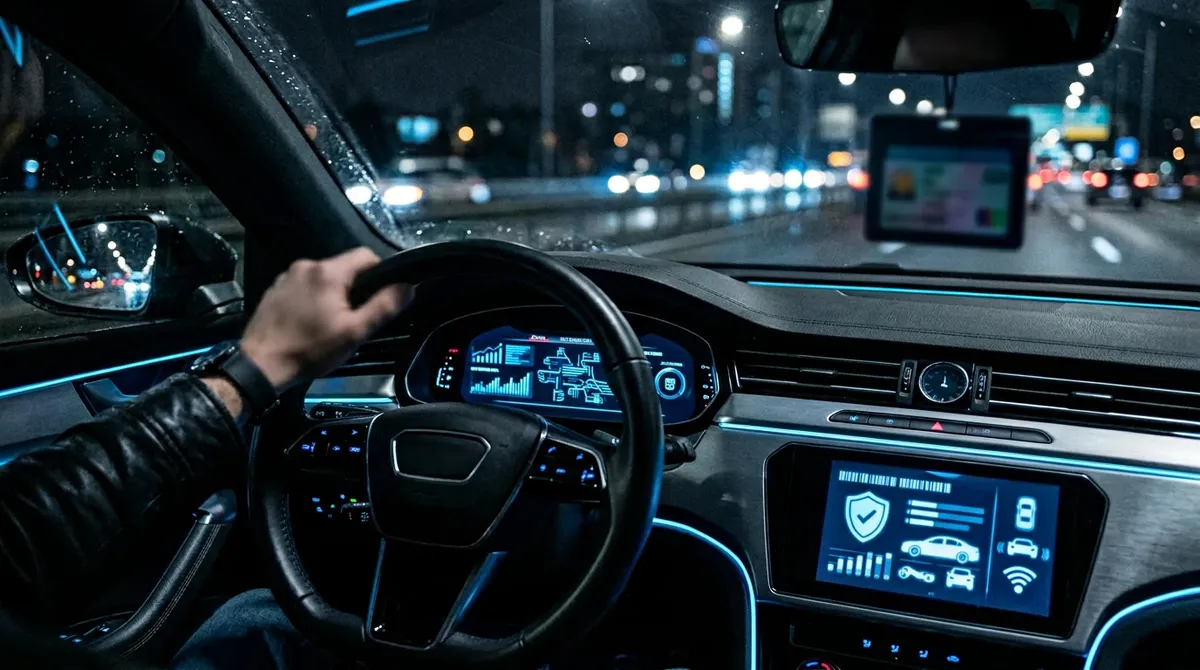 Kontekst pojazdu i dokumentów przy nauce o polisie